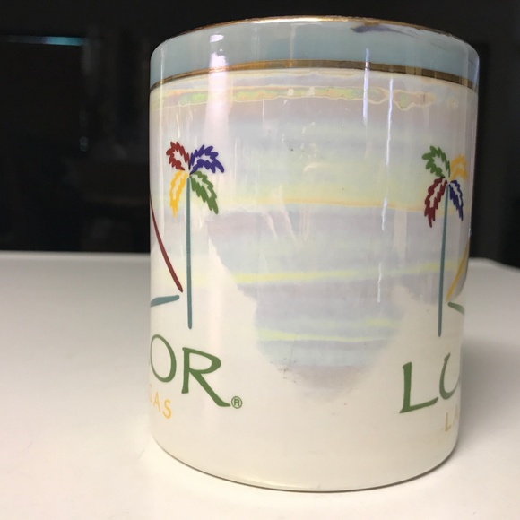 Iridescent Color Coffee Cup LUXOR Casino Las Vegas - Picture 5 of 8